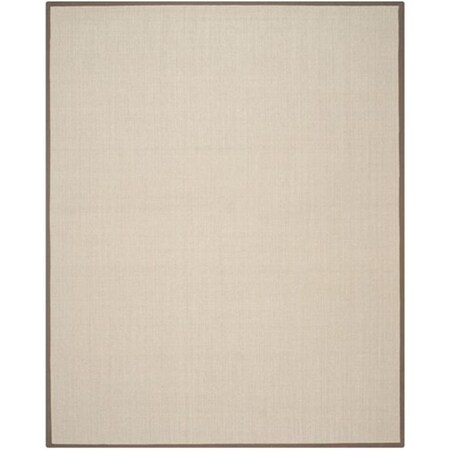 Safavieh Natural Fiber Power Loomed Large Rectangle Rug- Taupe - Light Brown- 8 x 10 ft. NF441F-8